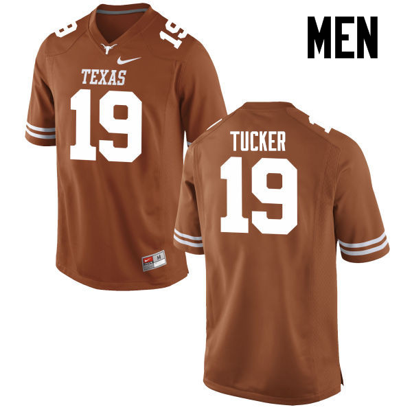 Men #19 Justin Tucker Texas Longhorns College Football Jerseys-Tex Orange